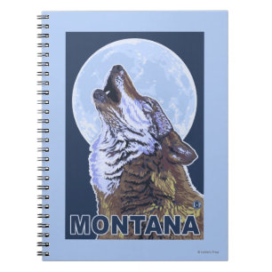 MontanaWolf Howling Notebook