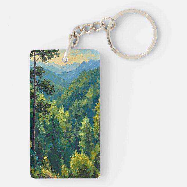 Montane Forest Key Ring (Back)