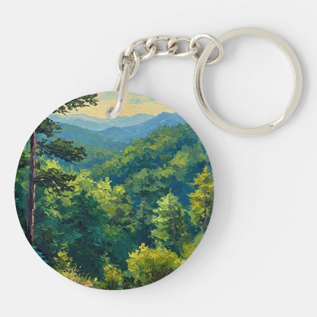 Montane Forest Key Ring (Back)