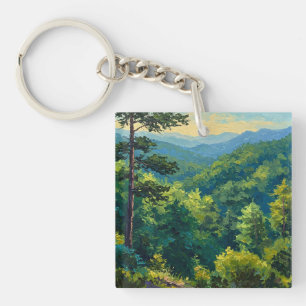 Montane Forest Key Ring