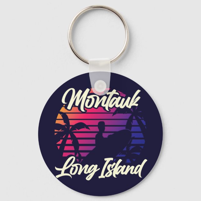 Montauk, Long Island Key Ring (Front)