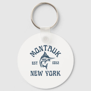 Montauk New York Fishing Marlin Travel Fish Beach  Key Ring