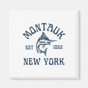 Montauk New York Fishing Marlin Travel Fish Beach Magnet