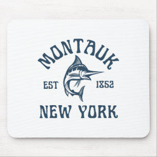 Montauk New York Fishing Marlin Travel Fish Beach  Mouse Pad