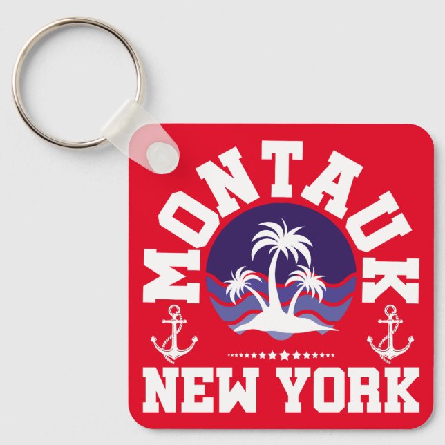 Montauk,New York Key Ring (Front)