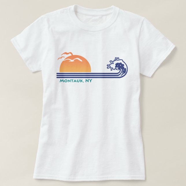 Montauk NY T-Shirt (Design Front)
