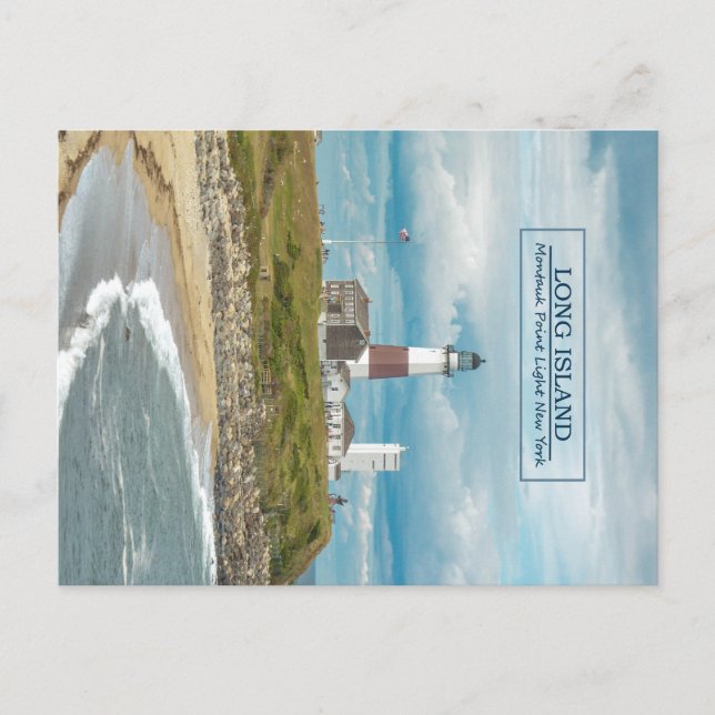 Montauk Point Lighthouse Postcard (Front)