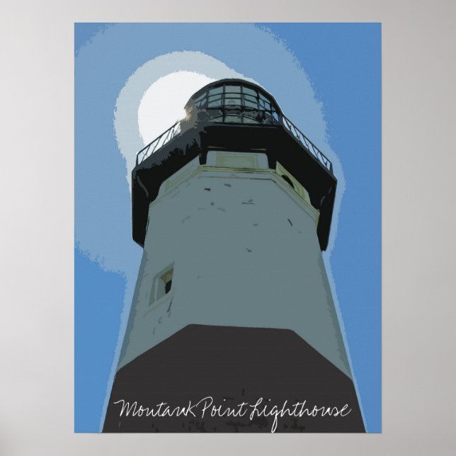 Montauk Point Lighthouse Poster (Front)