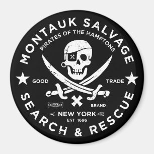 Montauk Salvage Co. 2" Magnet v1