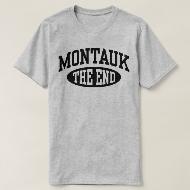 Montauk The End T-Shirt (Design Front)