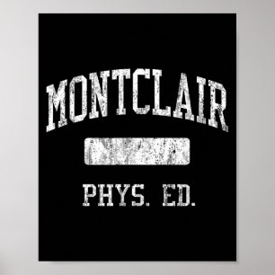 Montclair high school hs montclair nj phys ed poster