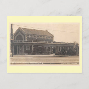 Montclair NJ Train Station 1936 Vintage Style Postcard