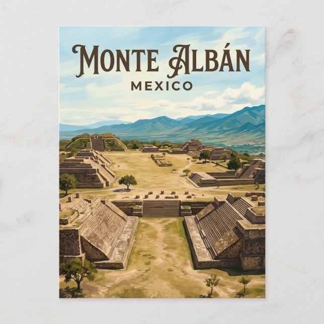 Monte Albán Archaeological Zone Mexico Postcard (Front)