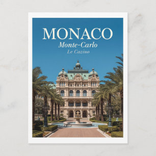  Monte Carlo Casino Monaco Postcard