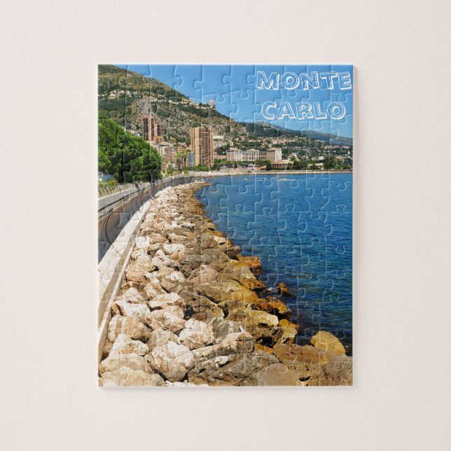 Monte  Carlo in Monaco Jigsaw Puzzle (Vertical)