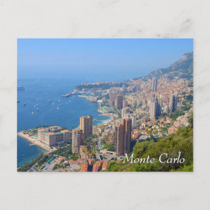 Monte Carlo in Monaco  Postcard