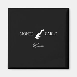 Monte Carlo Monaco Family Vacation Trip Souvenir T Magnet