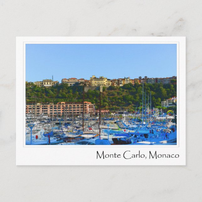 Monte Carlo Monaco Postcard (Front)