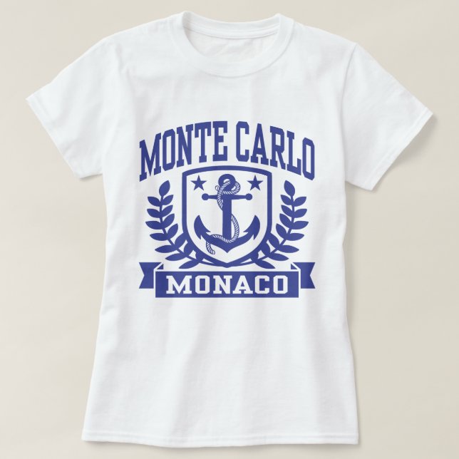Monte Carlo Monaco T-Shirt (Design Front)