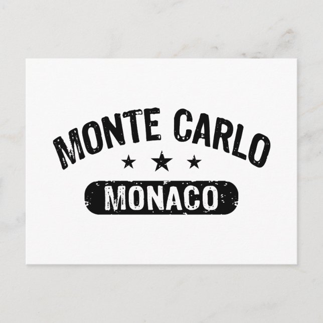 Monte Carlo Postcard (Front)