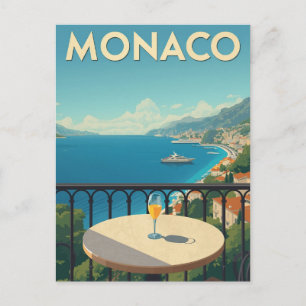 Monte Carlo: Where the Sea Sparkles Postcard