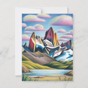 Monte Fitz Roy Patagonia Postcard