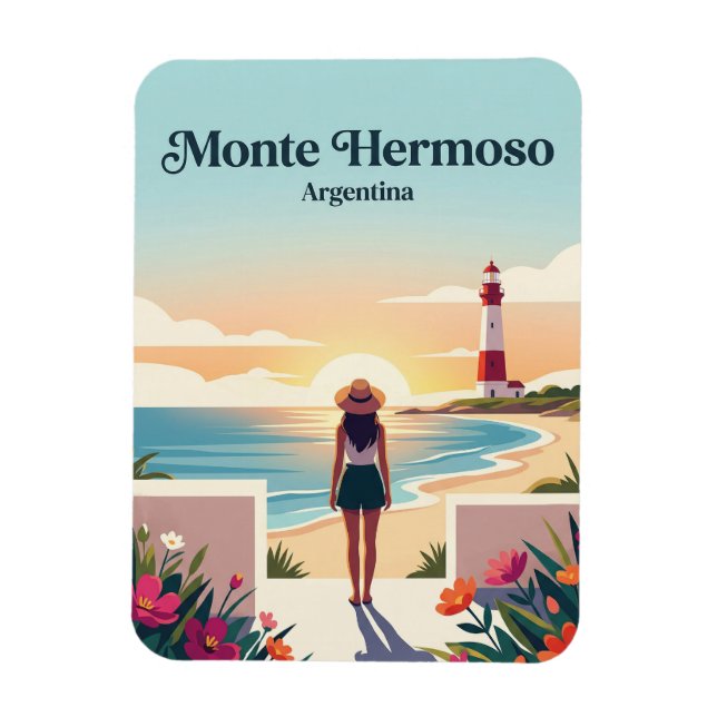 Monte Hermoso Argentina Magnet (Vertical)