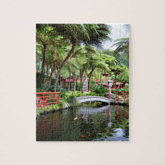 Monte Palace Gardens in Madeira Photograph Jigsaw Puzzle (Vertical)