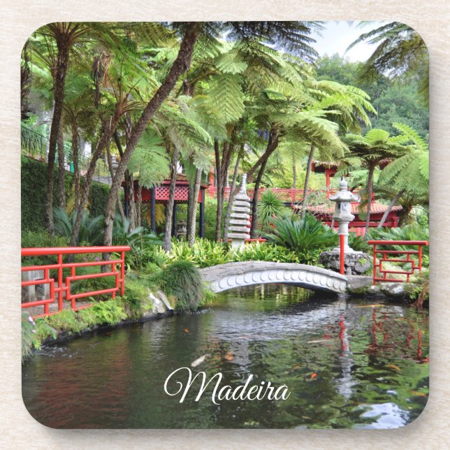 Monte Palace Madeira Tropical Gardens Photographic Coaster (Front)