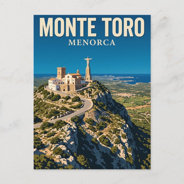 Monte Toro Spain Postcard (Front)