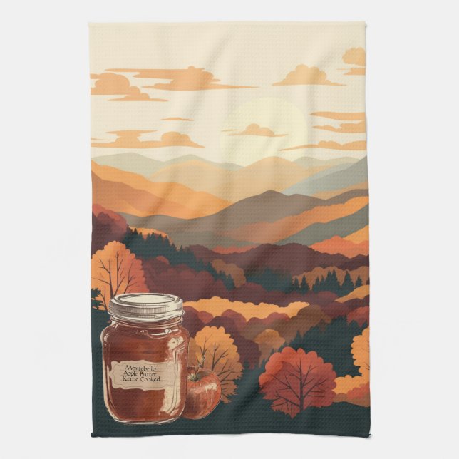 Montebello Apple Butter Tea Towel (Vertical)