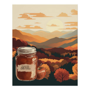 Montebello VA Blue Ridge Mountains Apple Butter Poster