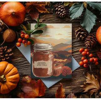 Montebello, Virginia Apple Butter customisable Postcard