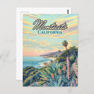 Montecito California Santa Barbara Coastline Postcard
