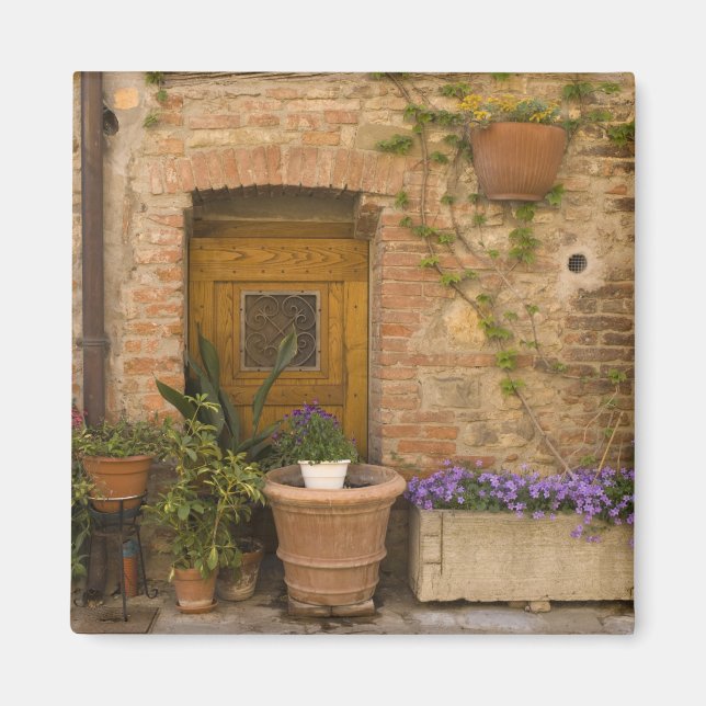 Montefollonico, Val d'Orcia, Siena province, 2 Magnet (Front)