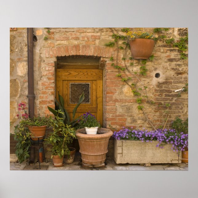 Montefollonico, Val d'Orcia, Siena province, 2 Poster (Front)