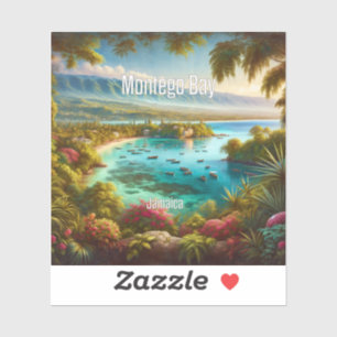 Montego Bay Jamaica 3 Inch Vinyl Sticker
