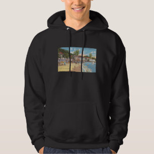 Montego Bay, Jamaica Vintage Photo - Doctor's Cave Hoodie