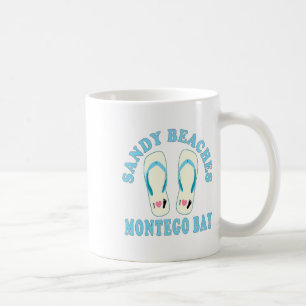 Montego Bay Vacation Sandy Beaches I Heart Flip Fl Coffee Mug