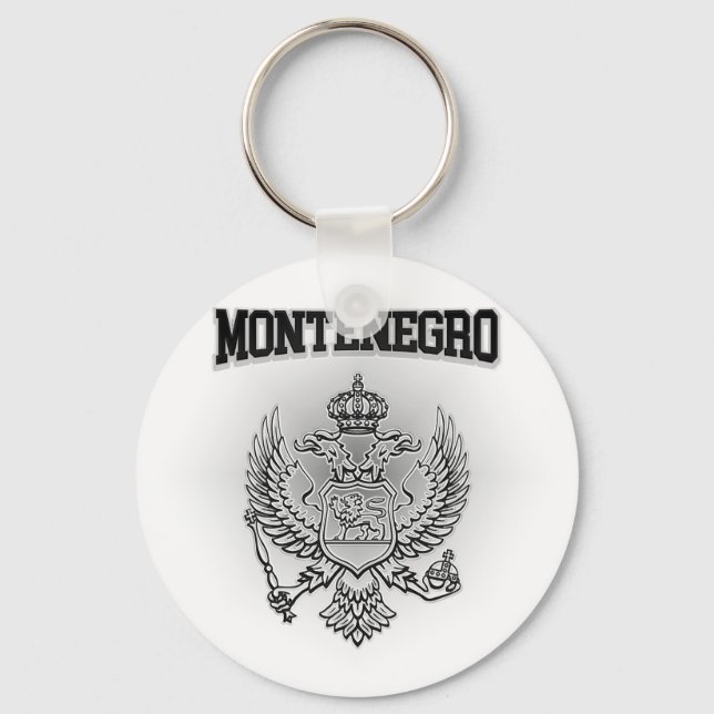 Montenegro Coat of Arms Key Ring (Front)