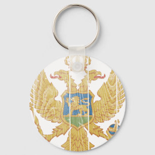 Montenegro Coat Of Arms Key Ring