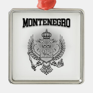 Montenegro Coat of Arms Metal Ornament