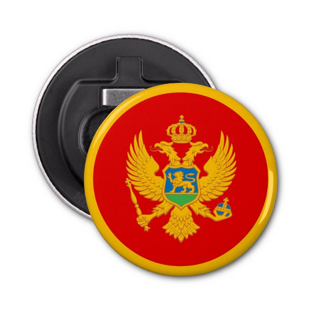 Montenegro Flag Bottle Opener (Front)