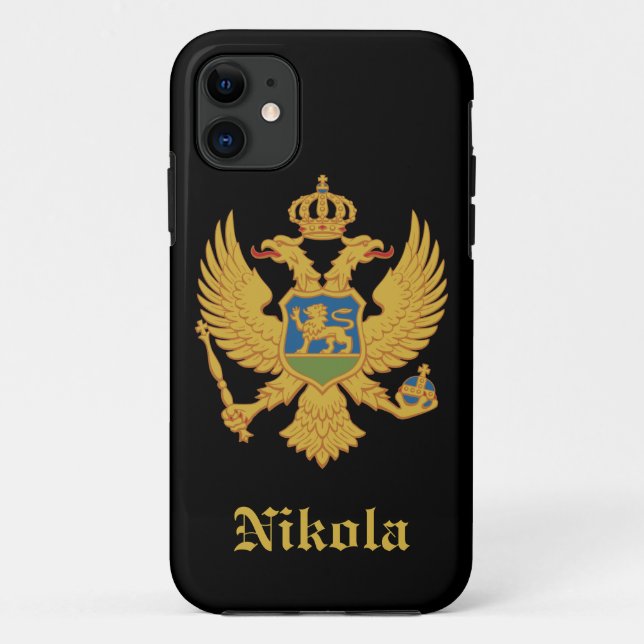 Montenegro Flag Case-Mate iPhone Case (Back)