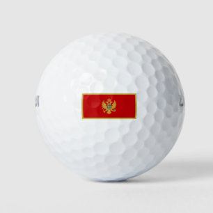 Montenegro Flag Golf Balls