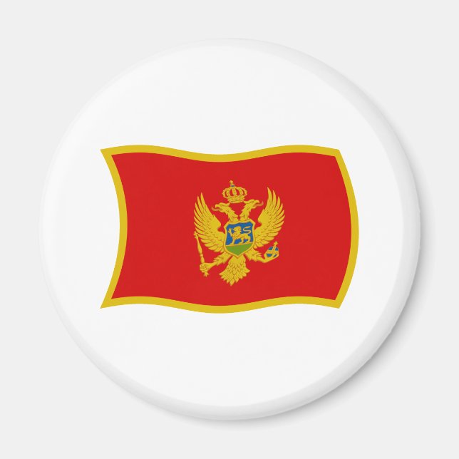 Montenegro Flag Magnet (Front)