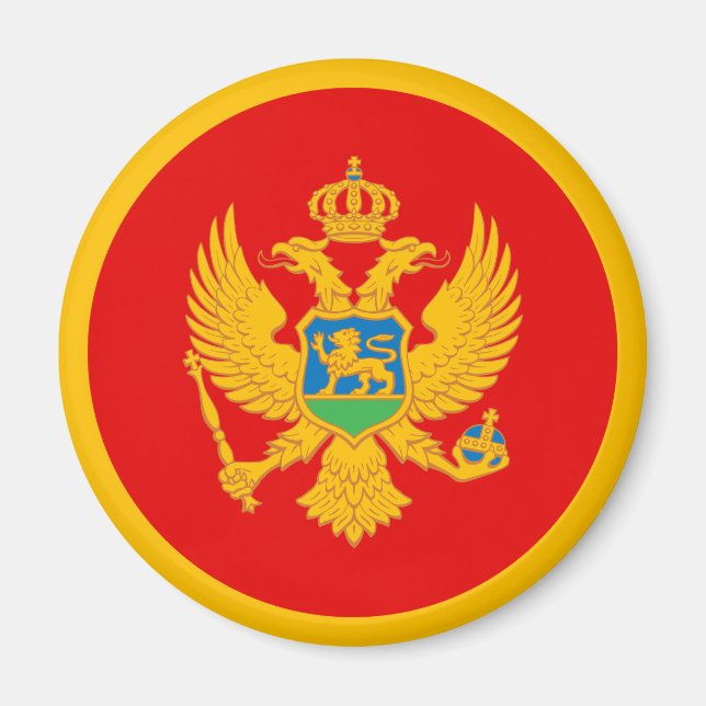 Montenegro Flag Magnet (Front)