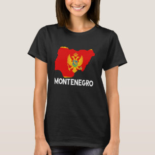 Montenegro Flag Montenegrin Roots Montenegrin Prid T-Shirt