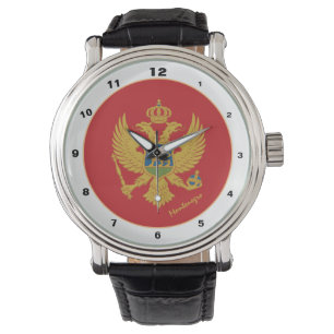 Montenegro Flag & Montenegro trendy fashion design Watch