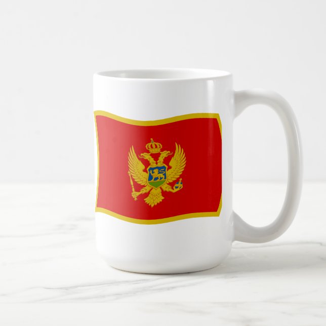 Montenegro Flag Mug (Right)